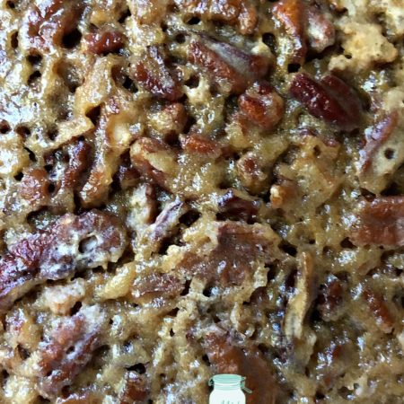 Crockpot Pecan Pie Cake