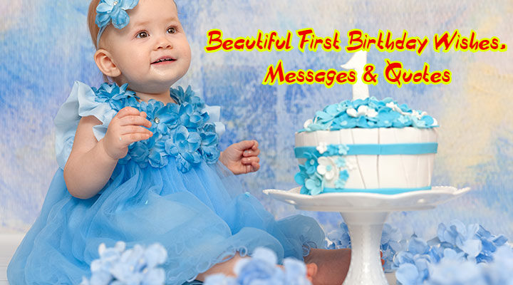 Cute 1st birthday wish