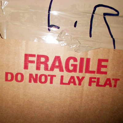 moving box with label