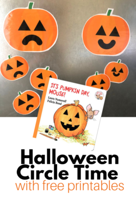 Halloween circle time for preschool