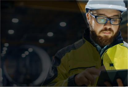 Man checking controls image