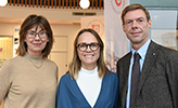 Marie Gidlund, Erika Ax och Robert Brummer.