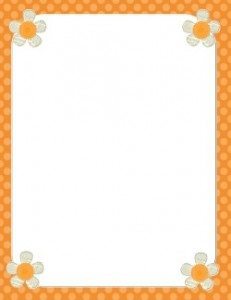 clip art border with flowers