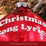 Christmas Song Lyrics Game