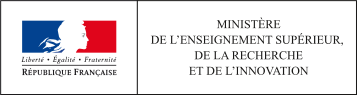 Minist&egrave;re de l'Enseignement Sup&eacute;rieur, de la Recherche et de l'Innovation