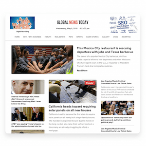 CONTENT PERSONALIZATION ON A NEWS SITE