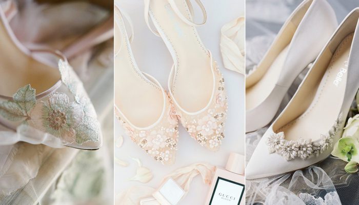 12 Romantic Flower-Inspired Wedding Shoes For Your Secret Garden Wedding