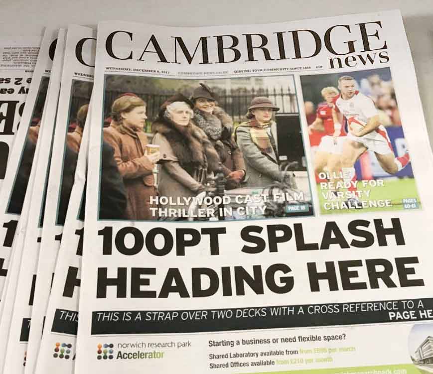 mistake with filler text