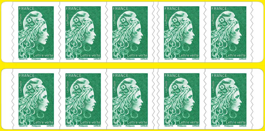 Le prix d&rsquo;un carnet de timbre La Poste pour 2024