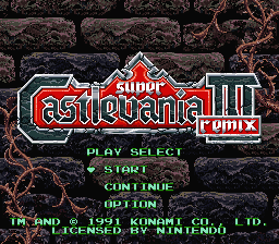 Super Castlevania IV Remix