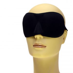 Drukvrij &ndash; Zwart Slaapmasker