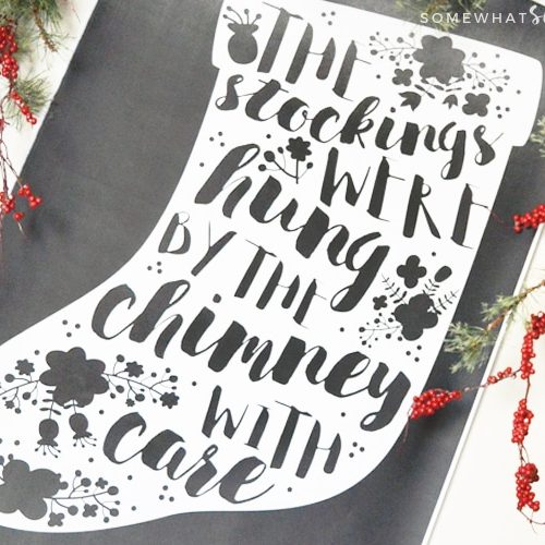Stocking Printable