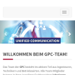 Referenz GPC: Startseite: Ansicht auf einem Smartphone