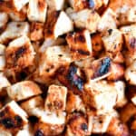 chopped chipotle chicken in a bowl