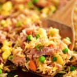 pork fried rice scoop