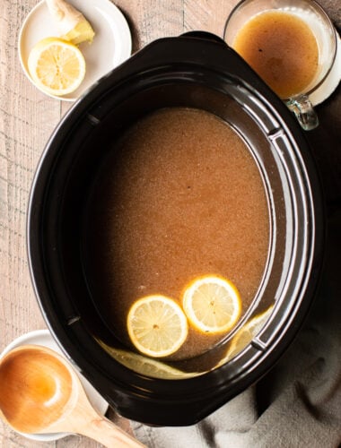 Slow Cooker Beef Bone Broth