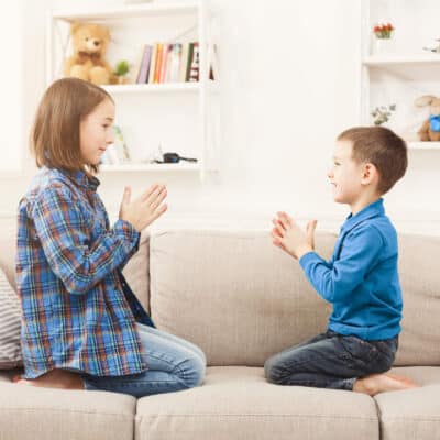Quiet games to take anywhere with kids that don&rsquo;t need prep or a lot supplies. Quiet activities and quiet games for kids to play when you&rsquo;re in the car, in a waiting room or at home and need the kids to play independently.