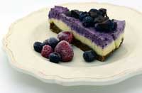 Raw vegan Christmas cheesecake.