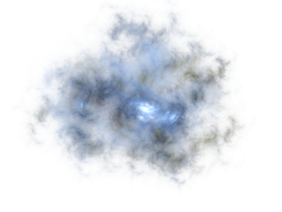 nebula fractal space png