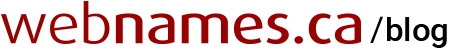 Webnames.ca blog logo desktop
