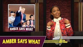 Amber Says What: Trump Booed at World Series, Stephen Miller&rsquo;s Leaked Emails