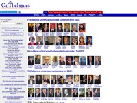Desktop screenshot for ontheissues.org