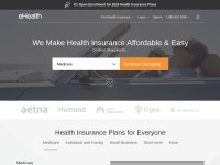 Desktop screenshot for ehealthinsurance.com