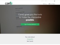 Desktop screenshot for care2.com