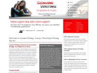 Desktop screenshot for genuinewriting.com