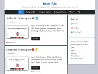 Desktop screenshot for instabio.us