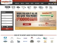 Desktop screenshot for lazydays.com