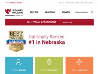 Desktop screenshot for nebraskamed.com
