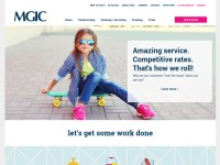 Desktop screenshot for mgic.com
