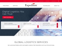 Desktop screenshot for expeditors.com