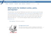 Desktop screenshot for painscience.com