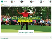 Desktop screenshot for masters.com