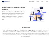 Desktop screenshot for websitebuilderfacts.com