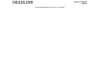 Desktop screenshot for deadline.com