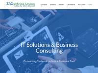 Desktop screenshot for zagtech.com