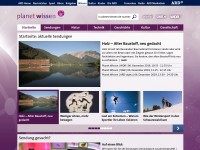 Desktop screenshot for planet-wissen.de