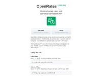 Desktop screenshot for openrates.io