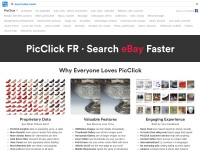 Desktop screenshot for picclick.fr