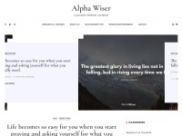 Desktop screenshot for alphawiser.com
