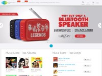 Desktop screenshot for saregama.com