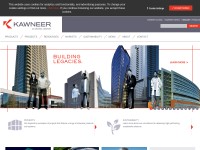 Desktop screenshot for kawneer.com