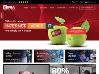 Desktop screenshot for zinia.co.za