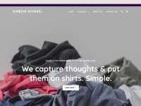 Desktop screenshot for airbearapparel.com
