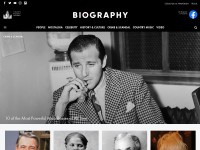 Desktop screenshot for biography.com
