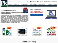 Desktop screenshot for pkdomain.com.pk