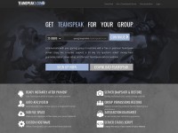 Desktop screenshot for teamspeak3.com